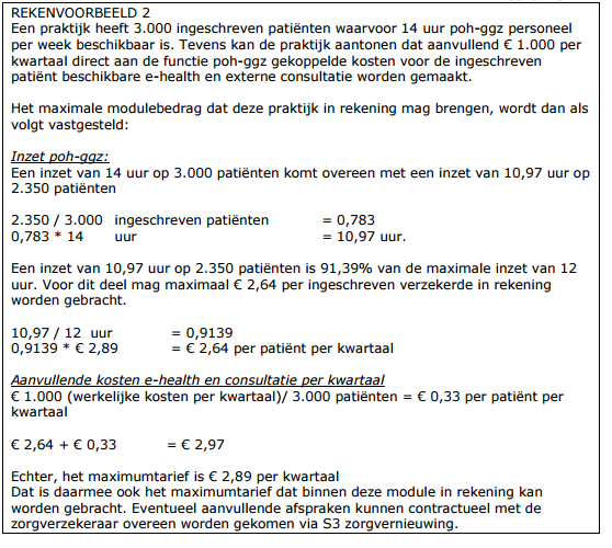 Rekenvoorbeeld 2